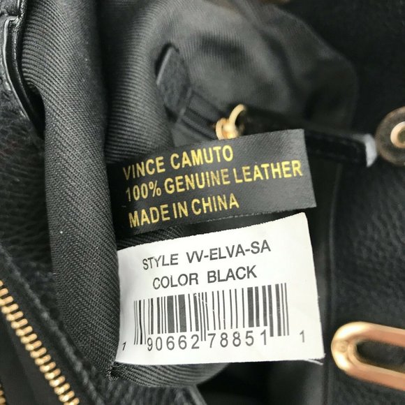 Vince Camuto Womens Black Soft Genuine Leather Top Handle Tote Handbag - Picture 10 of 12